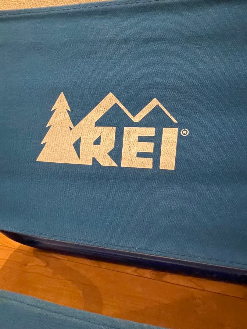 80s REI トラベルチェア ブルー バイヤーオブメイン