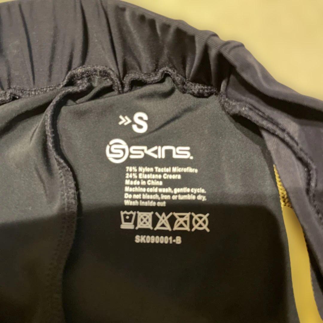 SKINS 半袖サイクルジャージ上下セット S グレー/レッド