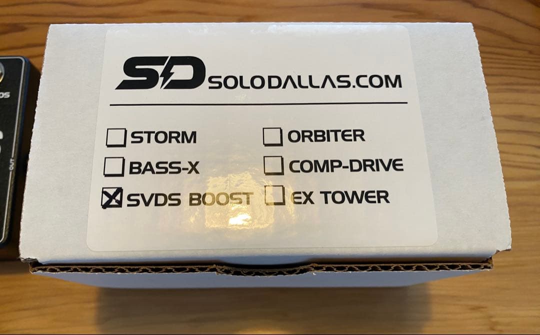 Solodallas SVDS boost ギターエフェクター