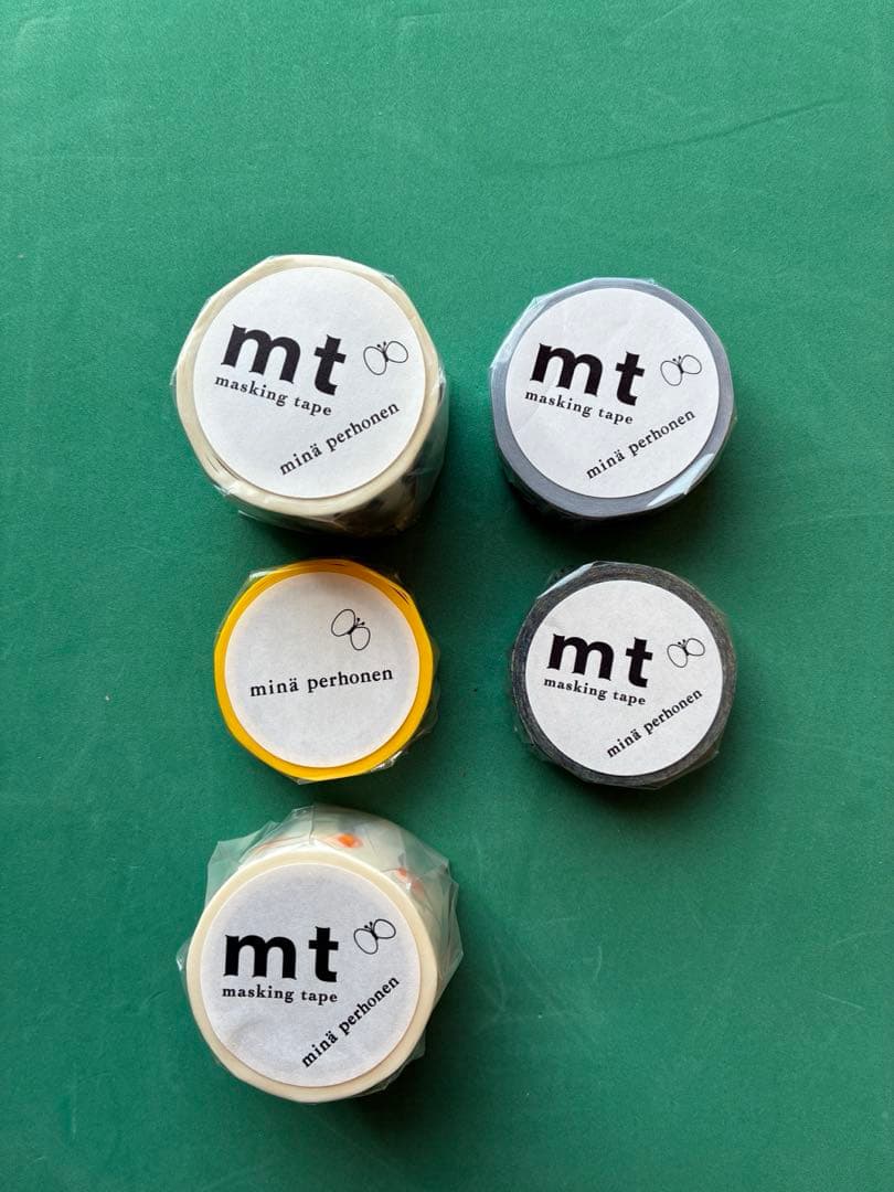 ミナペルホネン マスキングテープ レア柄セット 全て未使用 25個セット