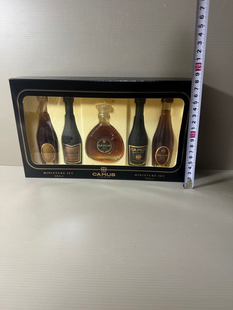 2105  CAMUS カミュ ミニボトル５本セット XO 古酒 箱 未開栓