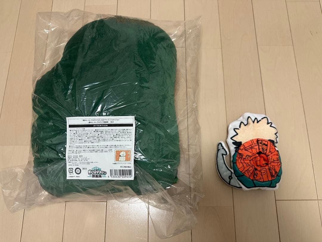 僕のヒーローアカデミア 原画展　だいなま　クッション　エコバッグ　ブランケット