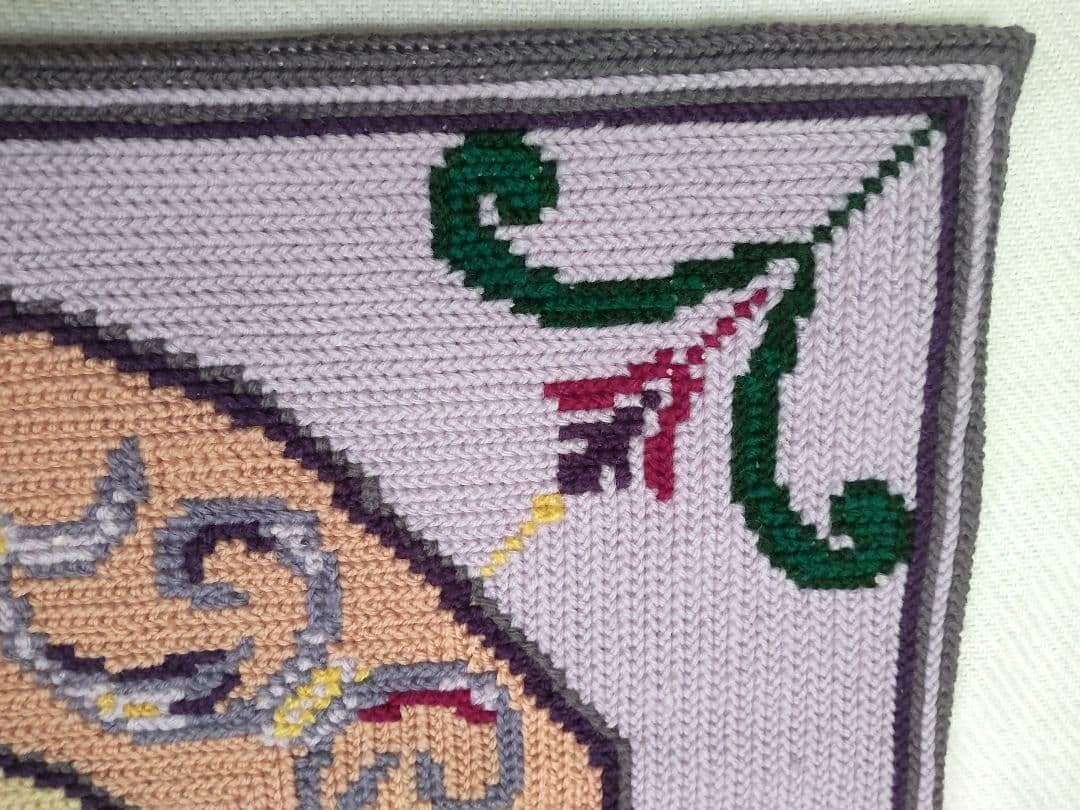 フランスアンティーク 刺繍 壁飾り ハンドステッチ タペストリー ポスター#1