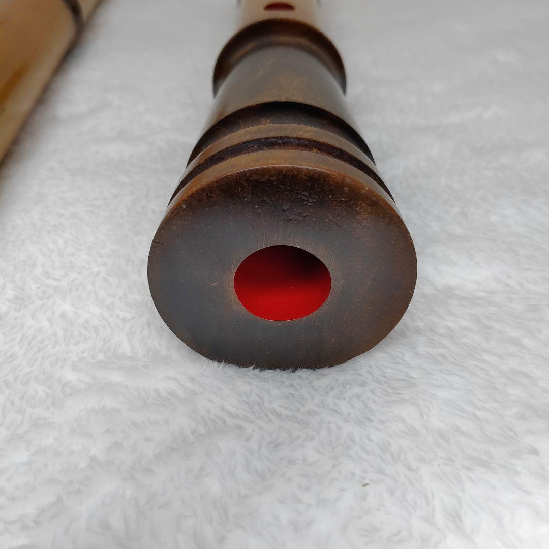 琴風尺八　蝴蝶マーク　琴風調　銘木尺八　門 　1尺８寸管　送料無料