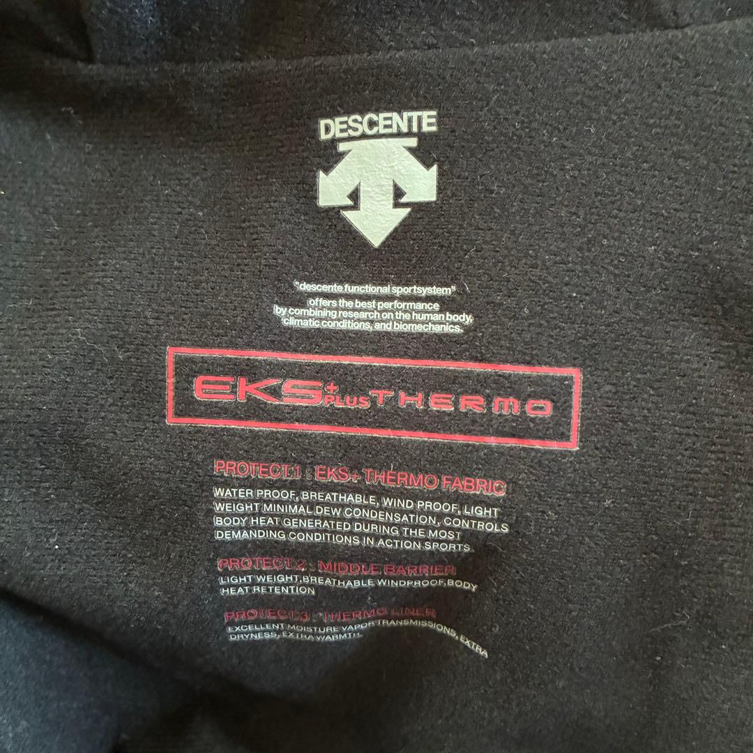DESCENTE デサント EKS+THERMO セットアップ M 上下 紺