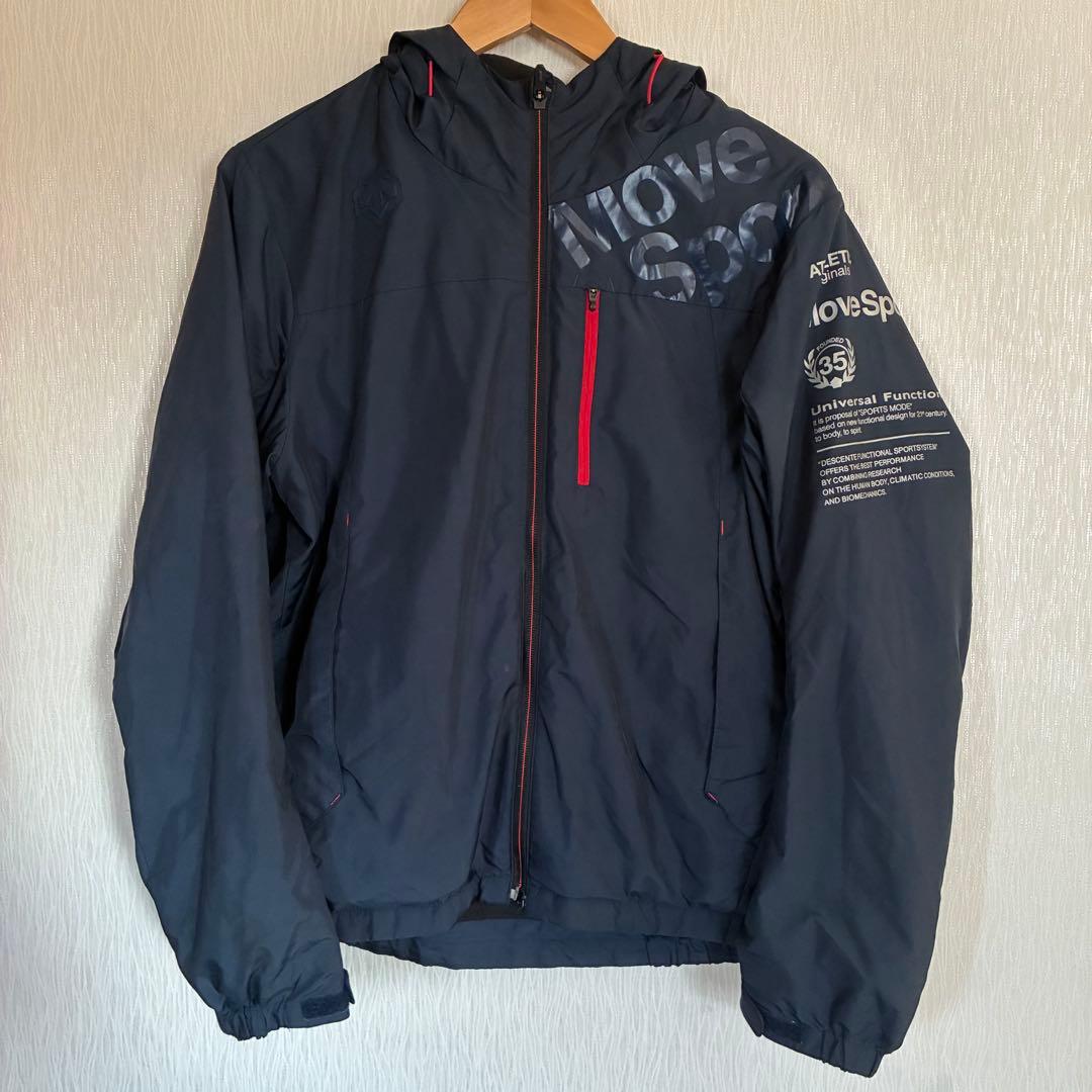 DESCENTE デサント EKS+THERMO セットアップ M 上下 紺