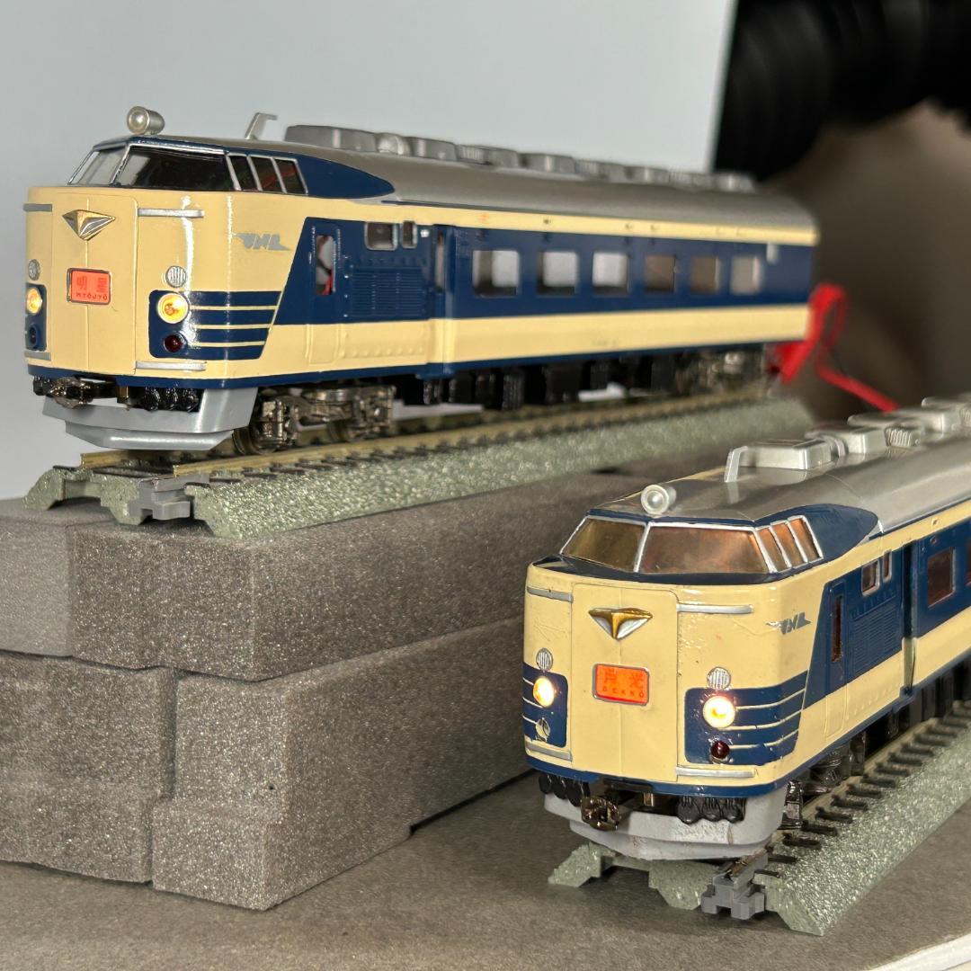 カツミ 国鉄 581系寝台電車 12両セット 運転台上前照灯不点灯タイプ