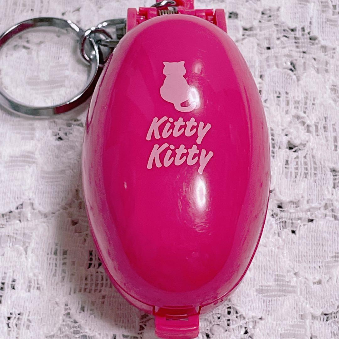 Y2.ねこ　キーホルダー　ゼンマイ　レトロ　ポケットクリッター　タカラ