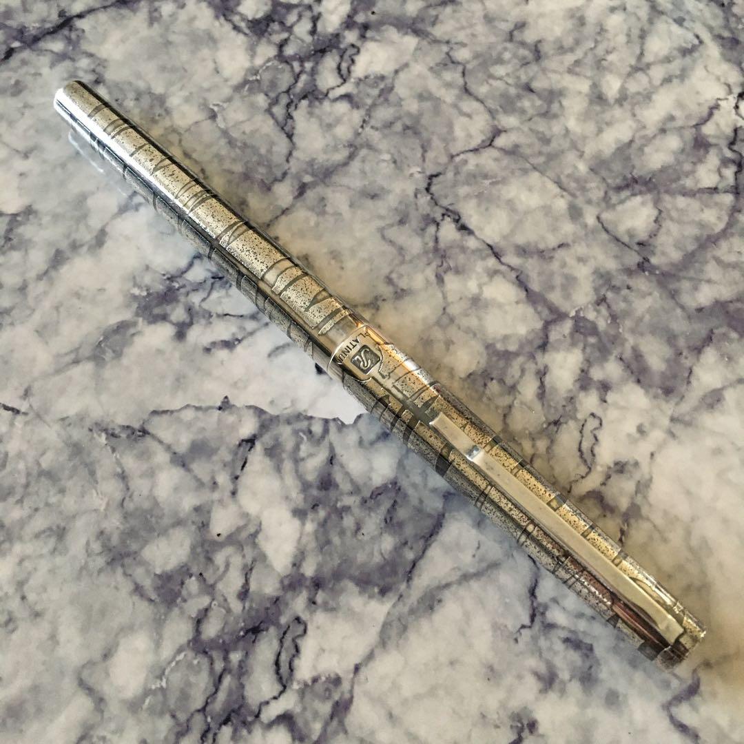 #0106 オーバーホール済み 万年筆 PLATINUMプラチナ 18k WG