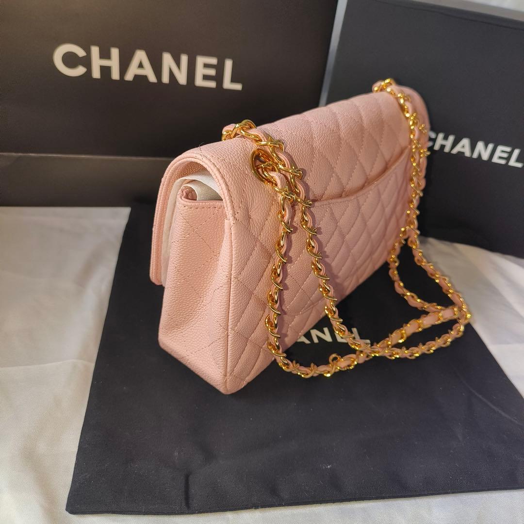 【実写画像】 ピンク キルティング ショルダーバッグ