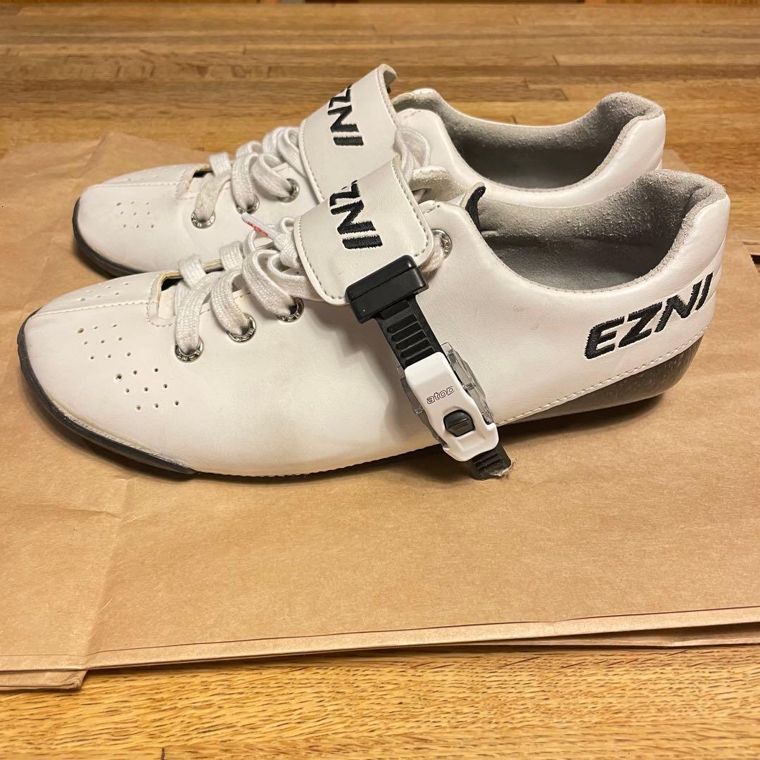 EZNI 自転車シューズ　トラックシューズ　25.5cm 競輪　ハンドメイド美品