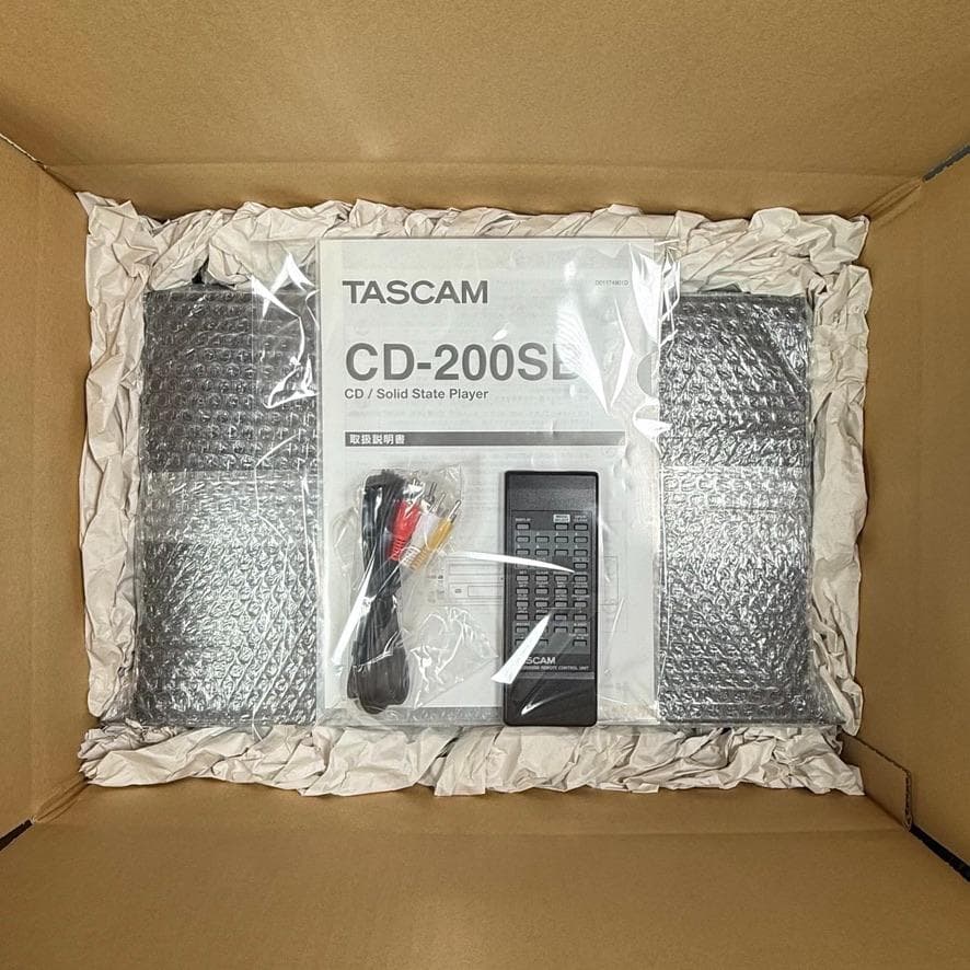 TASCAM CDプレーヤー SDカード/USBメモリー対応 CD-200SB