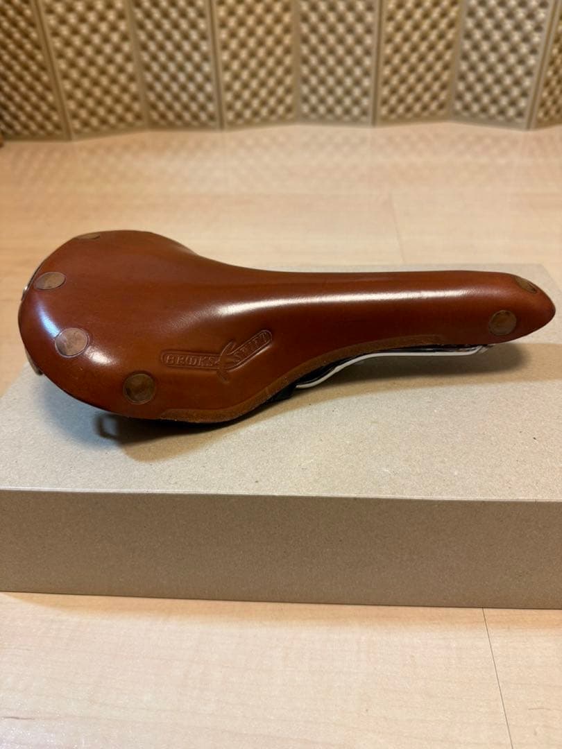 Brooks Swiftブラウンレザーサドル