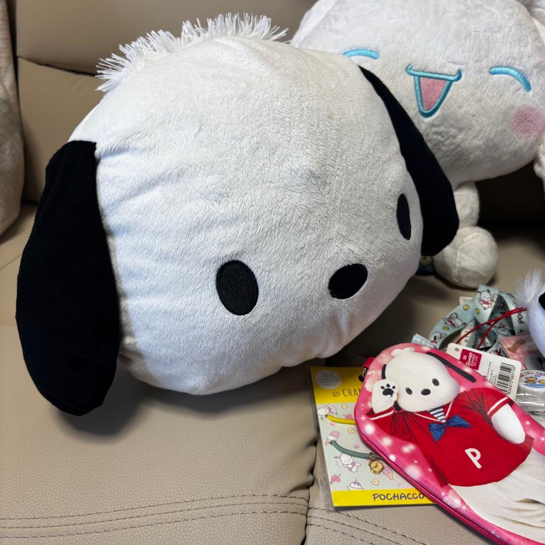 最終価格 サンリオ ポチャッコ シナモロール マスコット ぬいぐるみ タグ付き