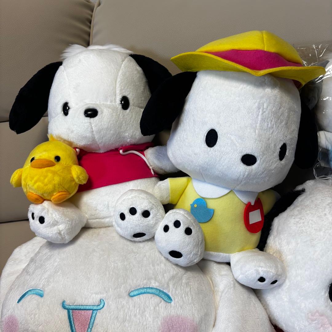 最終価格 サンリオ ポチャッコ シナモロール マスコット ぬいぐるみ タグ付き