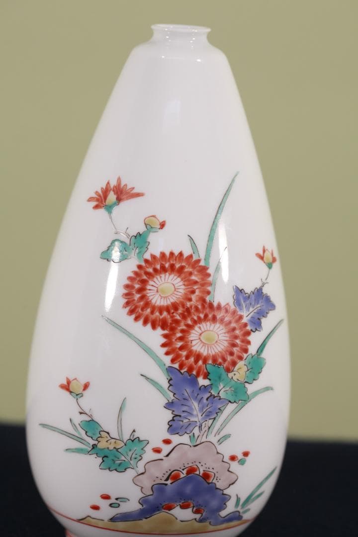 柿右衛門　作品3点　良好　人間国宝　花瓶等　有田焼　箱無無傷