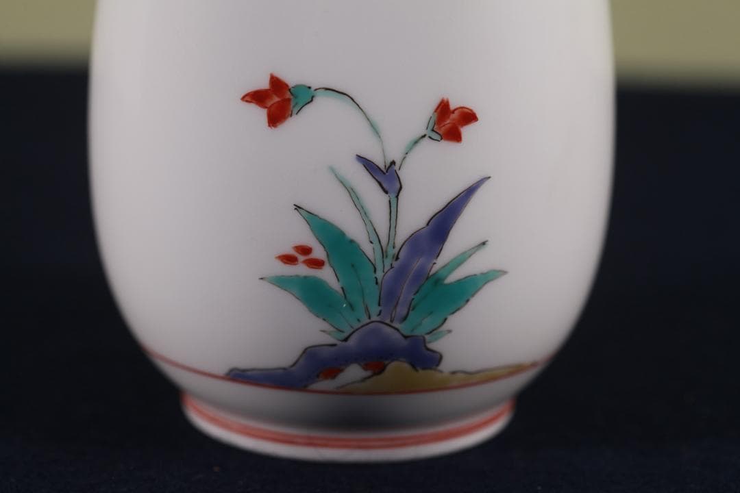 柿右衛門　作品3点　良好　人間国宝　花瓶等　有田焼　箱無無傷