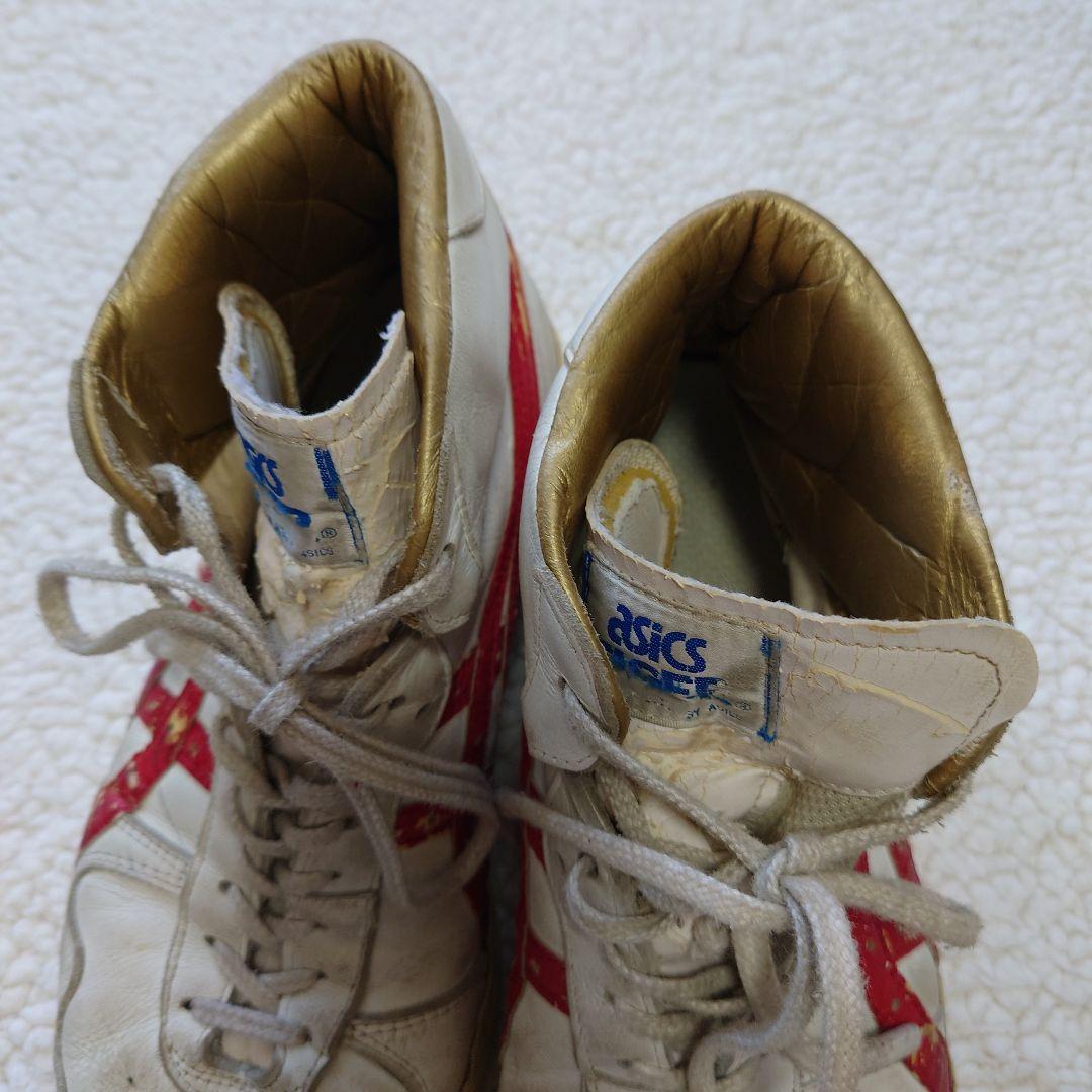 土日限定値下ASICS ハイカット バスケットシューズ スラムダンク三井寿モデル