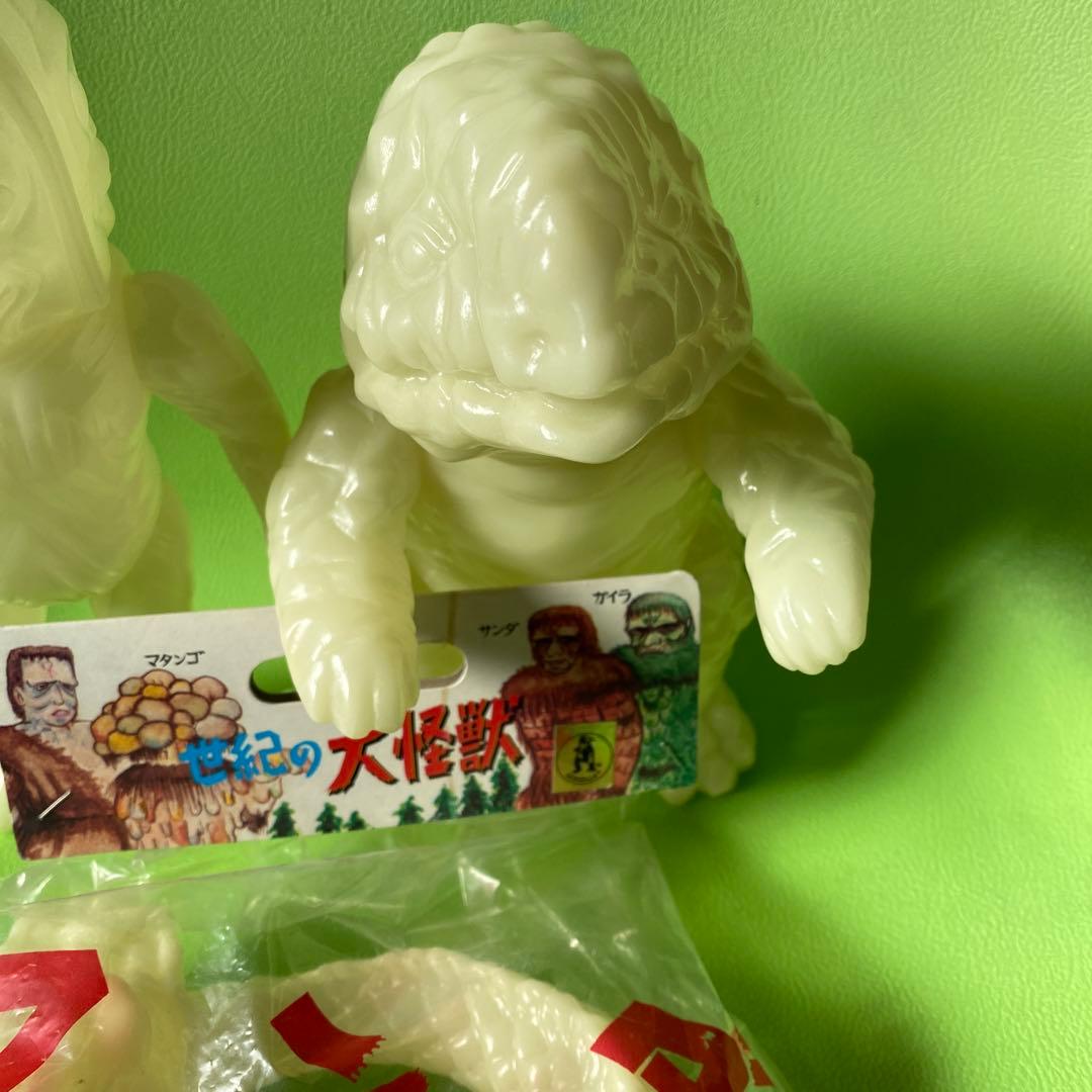 M1号★ソフビ★蓄光★ウルトラシリーズ★三面ダダ★ゴルゴス★マンダ★3体セット