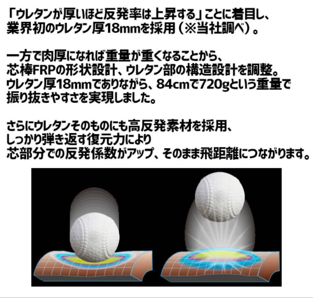 SSK MM18 軟式バット 84センチ