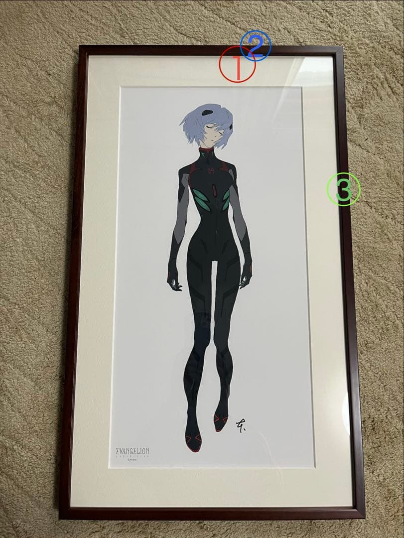 d*9様 エヴァ展限定複製原画/レイ