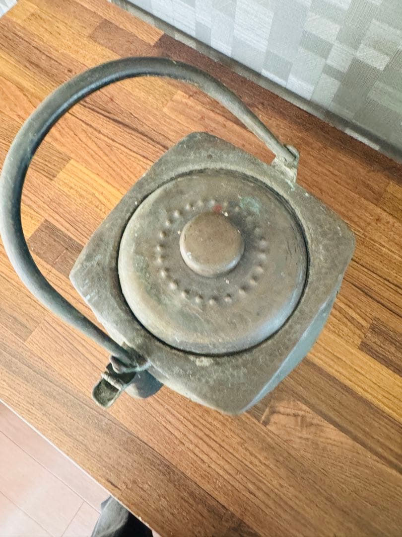 古銅 急須 大明宣徳五年 古置物 銅器 中国古賞物 蔵出 骨董品 アンティーク