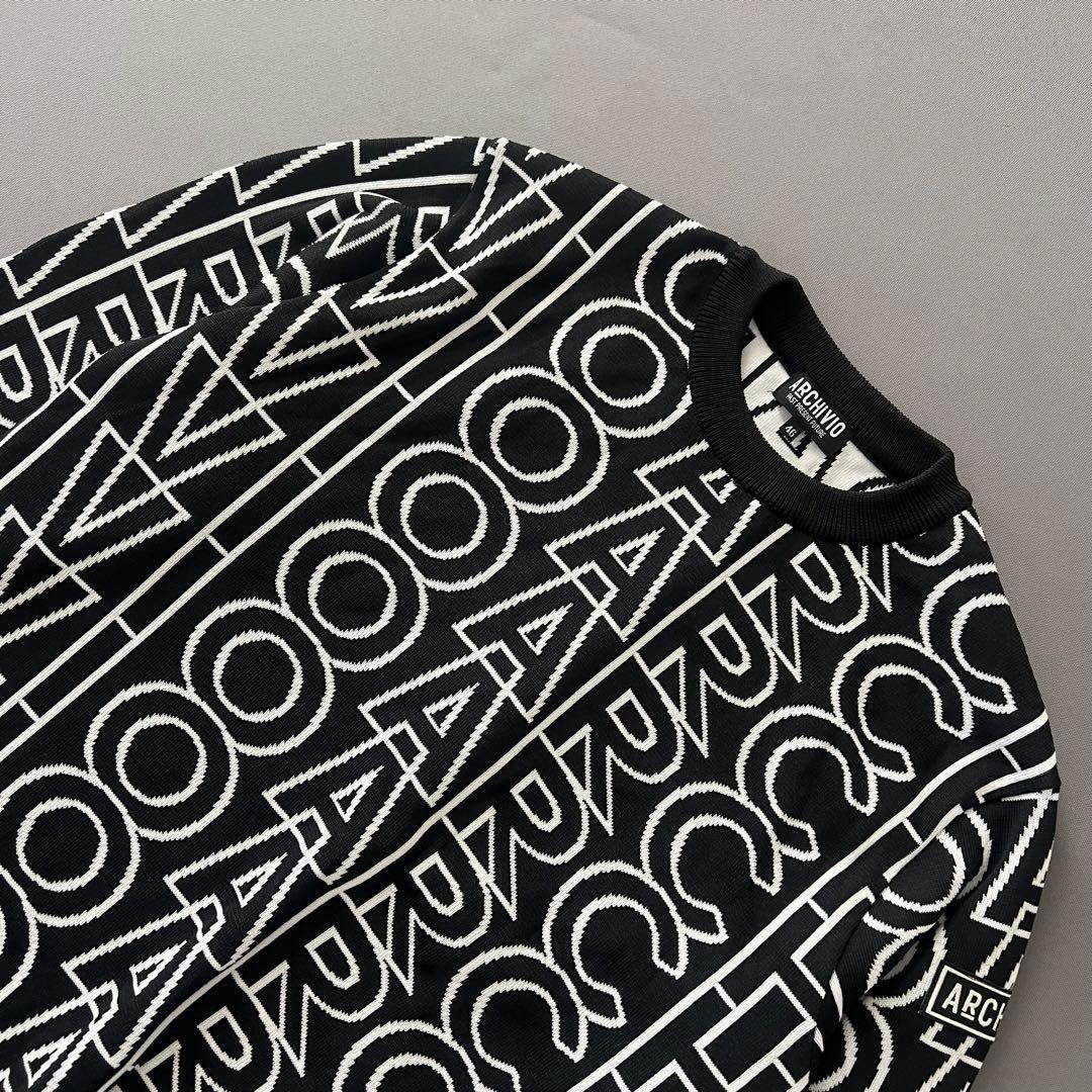 ARCHIVIO アルチビオ セットアップ　総柄　メンズ　セーター　パンツ　M