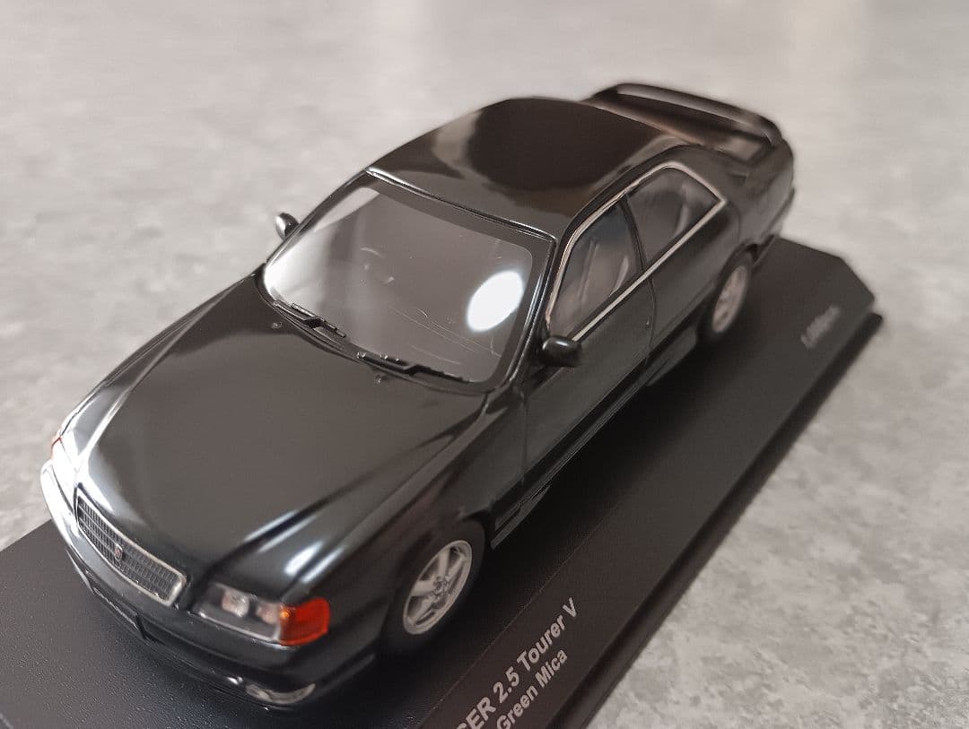 京商 1/43 トヨタ チェイサー ツアラーV JZX100 ダークグリーン