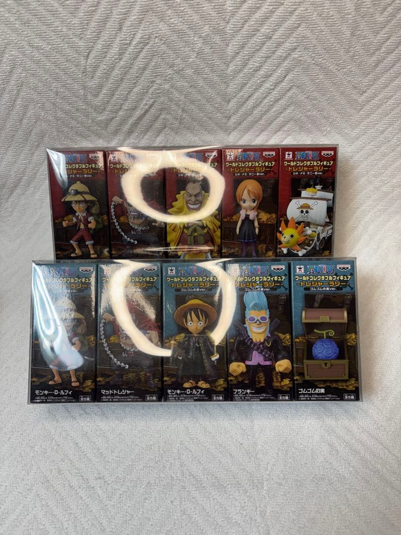 ワンピース ワールドコレクタブルフィギュア トレジャーラリー14種×5セット売り