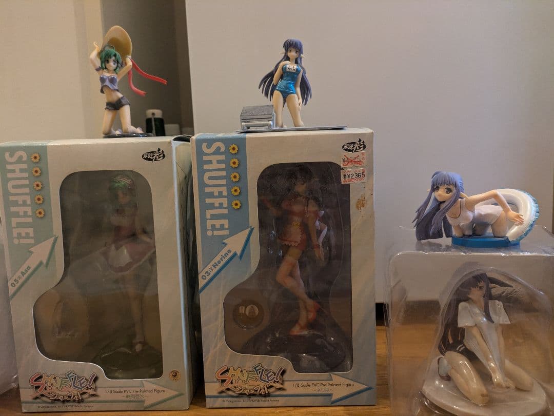 SHUFFLE!フィギュアセット　フィギュア3体　ソフビ　3体
