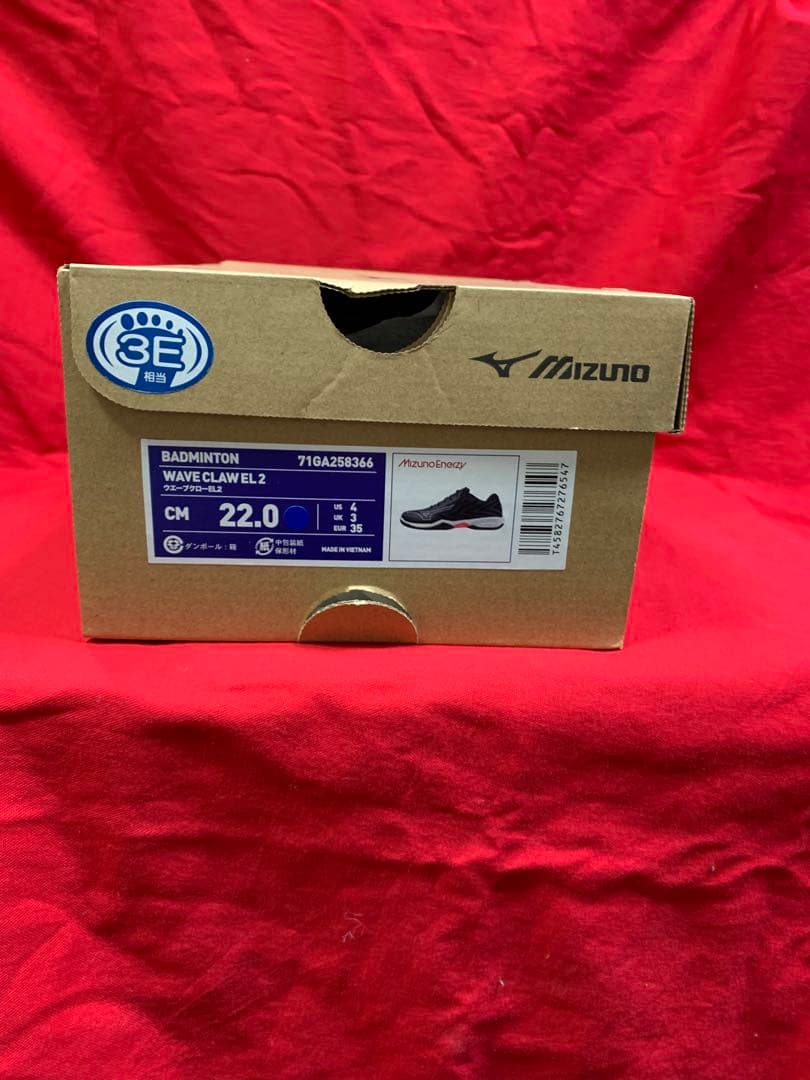 71GA258366 22.0cm バドミントン ミズノ シューズ