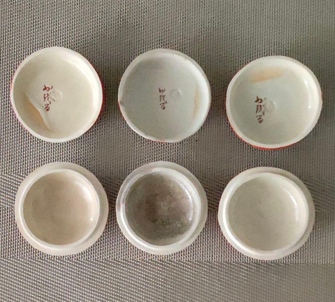 小蓋物　提灯３種