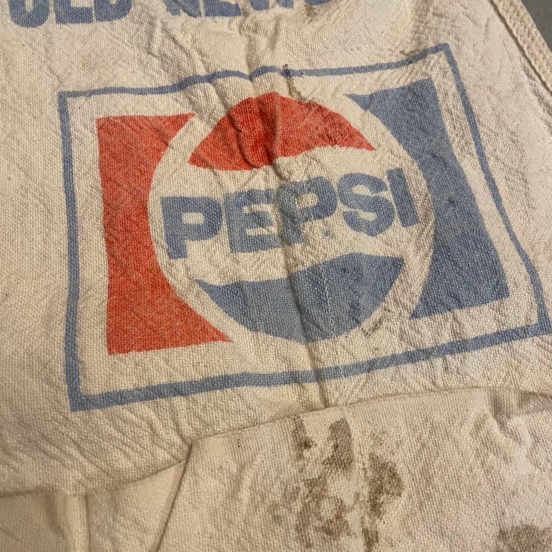 40s　PEPSI ワークエプロン　ニュースペーパー　　ビンテージ