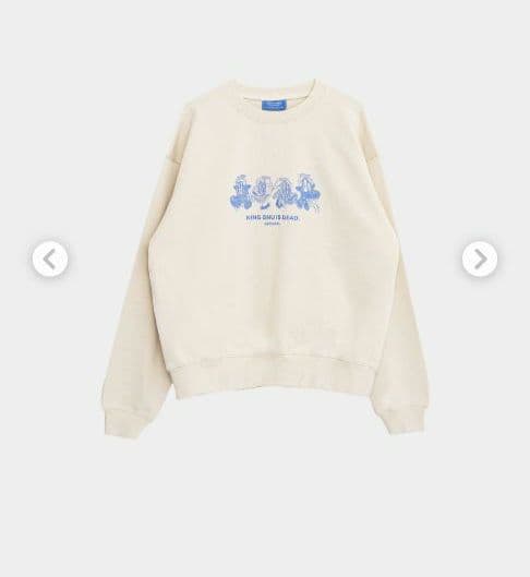 KG IS DEAD SWEATSHIRT　М　アイボリー　ライブスウェット