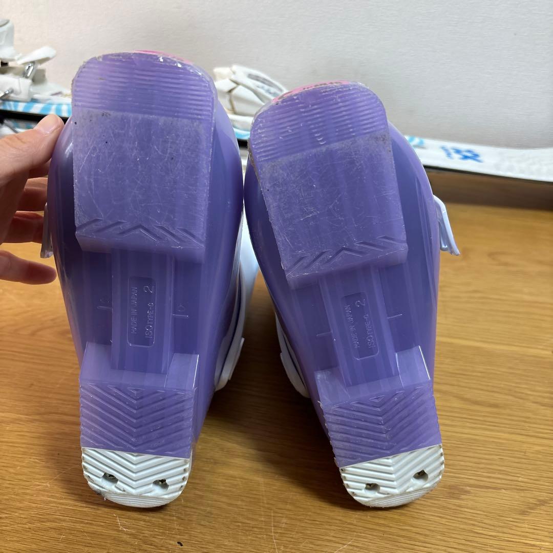 ジュニアスキーセット　VolklFLAIR 110cm 21cm ストック付