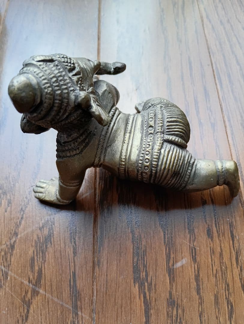 ガネーシャ像 2体　真鍮製