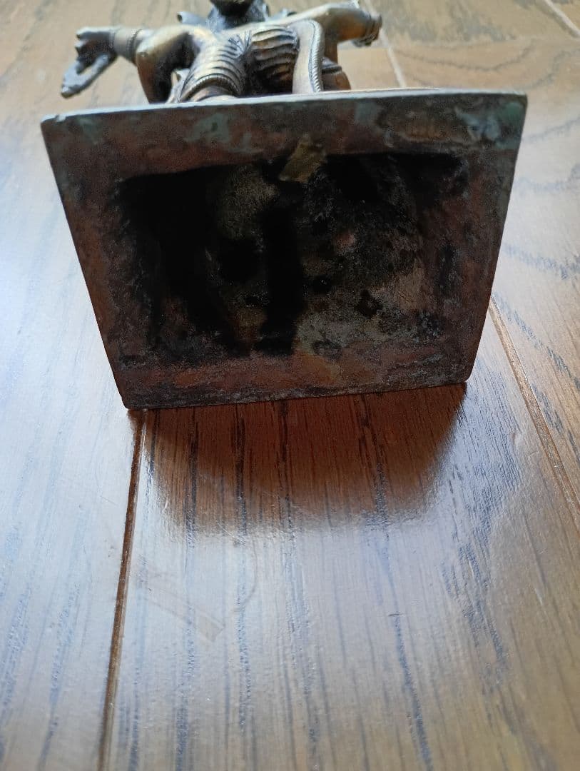 ガネーシャ像 2体　真鍮製