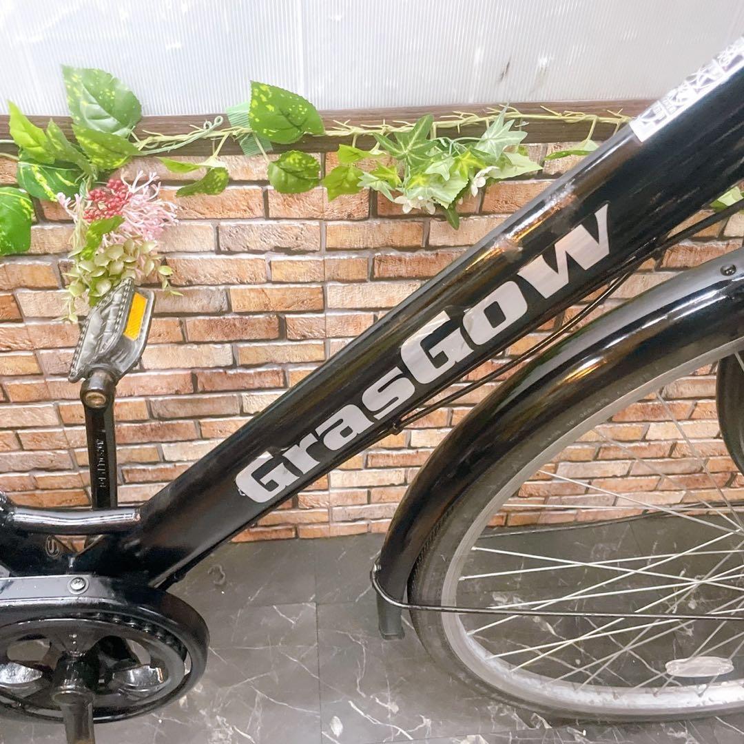【42】一般車 シティー車 GrasGow ブラック 27インチ