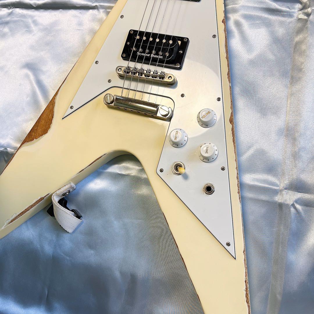 【レリック】フライングV EDWARDS（パーツあり）