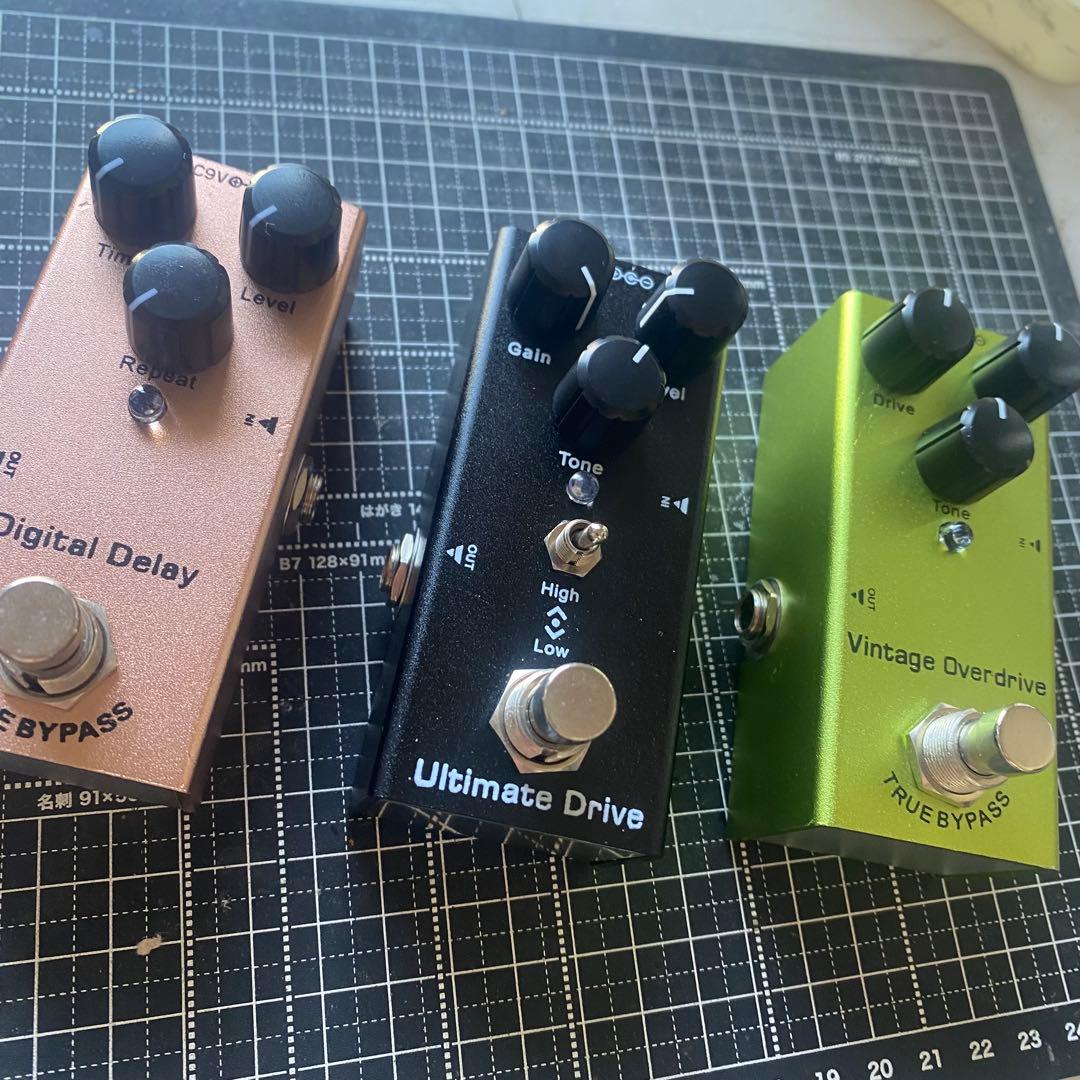 エフェクター3点セットディレイOCDディストーションチューブスクリーマークローン