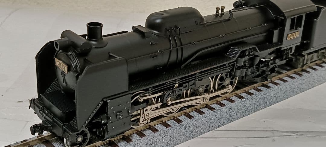 HOゲージ 天賞堂アダチ Ｄ51蒸気機関車、カンモーター、メンテナンス済