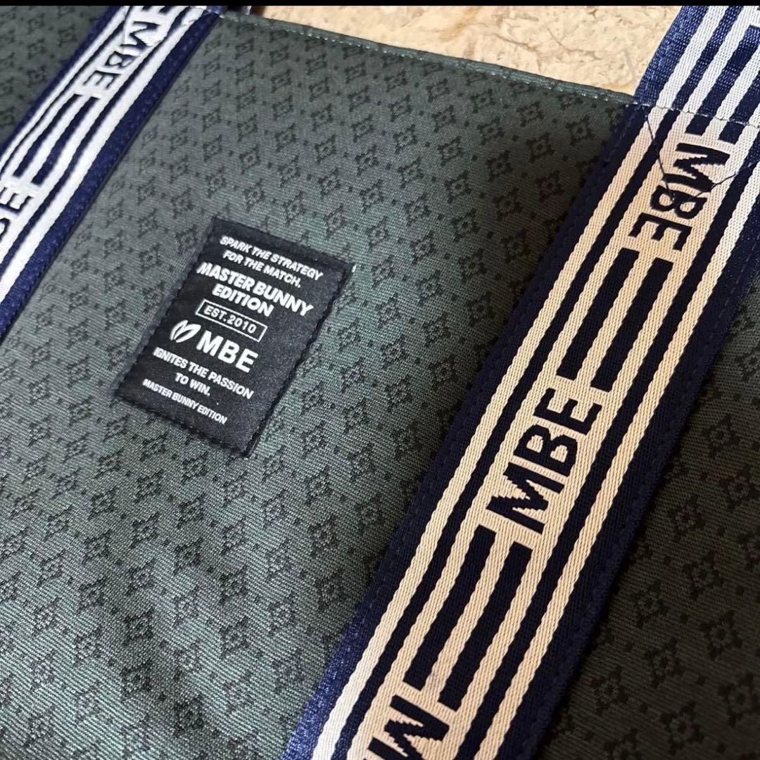 マスターバニー　トートバッグ ダイヤ柄・ジャガードロッカーバック　トート★緑