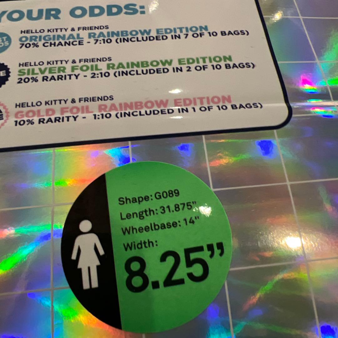 スケートボード GIRL HELLO KITTY&FRIENDS RAINBOW DECK