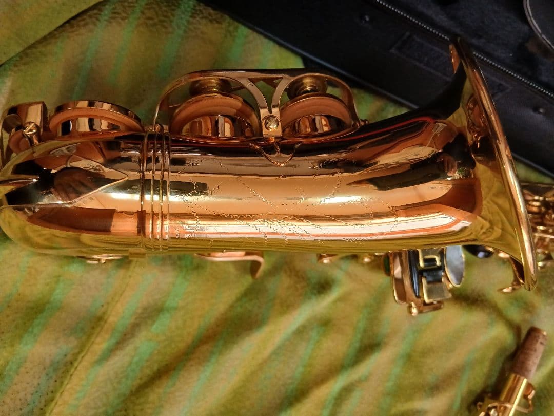 ソプラノサックス　ノーブランド良品　演奏確認済み！カーブドソプラノ