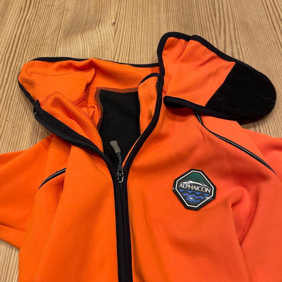 ALPHAICON オレンジ ダブルフルドッグガード