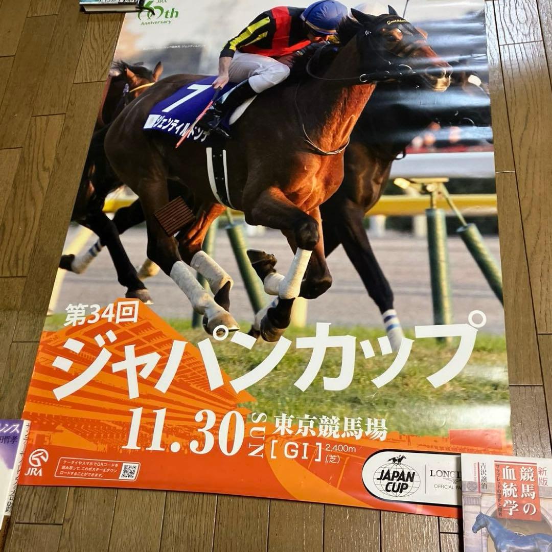 希少非売品ジェンティルドンナ 第33回ジャパンカップゴール/34回JRAポスター