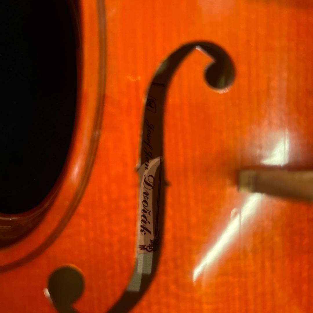 チェコ製 J.J.ドボルザーク バイオリン 4/4 弓、新品ケース付　美品