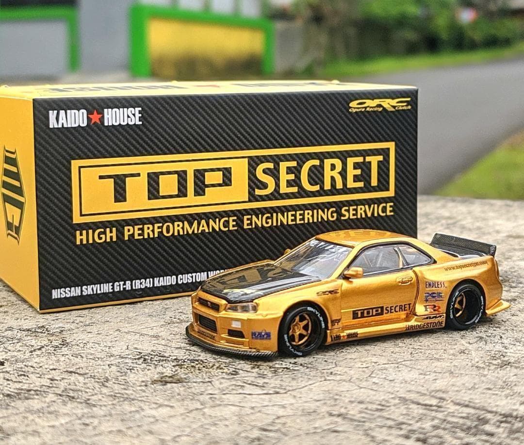 KAIDO★HOUSE R34 スカイラインTOP SECRETケース付き