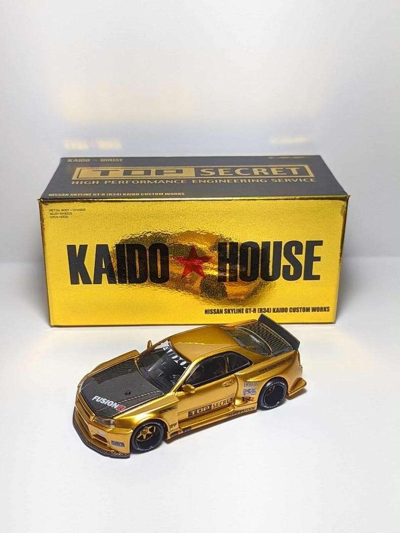 KAIDO★HOUSE R34 スカイラインTOP SECRETケース付き