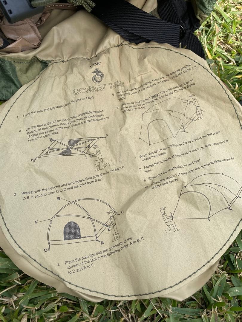 米軍　Marine Combat Tent コンバットテント美品USMC